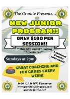 Junior Curling Program Oct 20 start